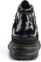 DemoniaCult Neptune-100 glitter unisex plateau sneakers met spikes zwart Demonia - Thumbnail 9