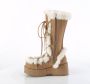 DemoniaCult CUBBY-311 Plateau Laarzen 40 Shoes Creme - Thumbnail 2