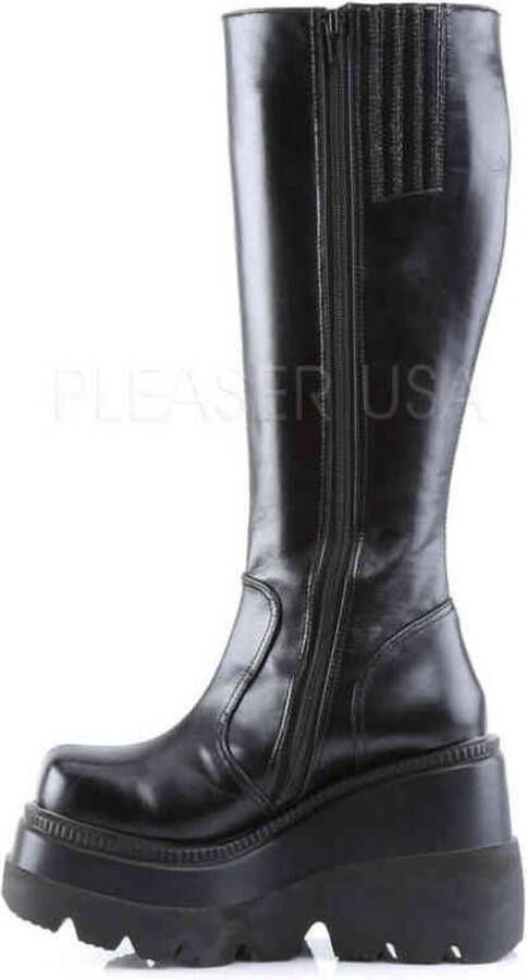 DemoniaCult SHAKER-100 Plateau Laarzen 42 Shoes Zwart