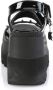 DemoniaCult SHAKER-13 Plateau Sandaal 36 Shoes Zwart - Thumbnail 3
