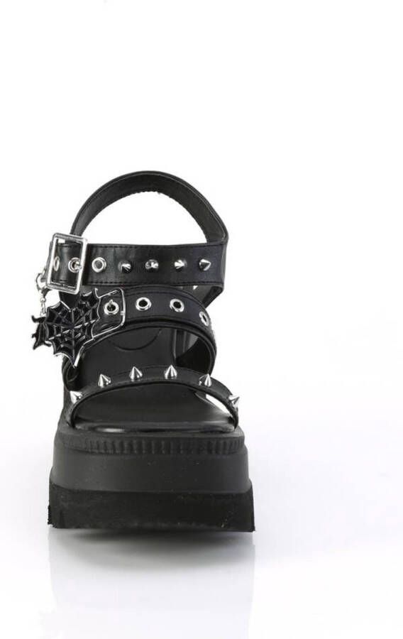 DemoniaCult SHAKER-13 Plateau Sandaal 39 Shoes Zwart