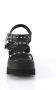 DemoniaCult SHAKER-13 Plateau Sandaal 36 Shoes Zwart - Thumbnail 6