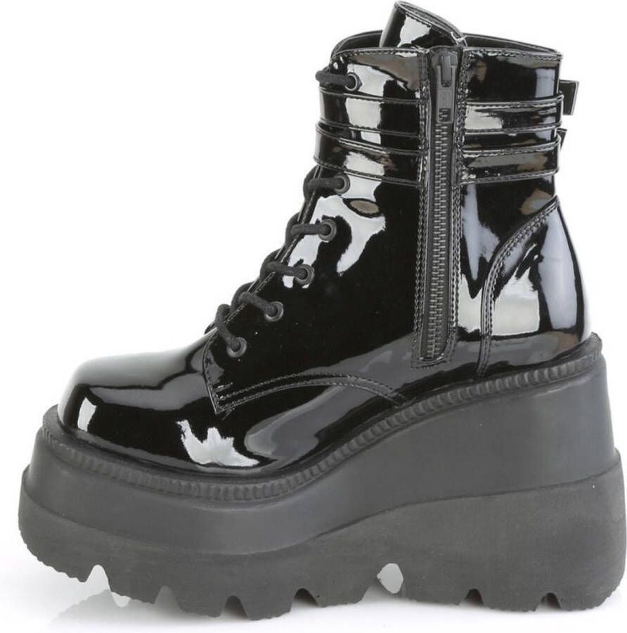DemoniaCult SHAKER-52 Plateau Laarzen 36 Shoes Zwart