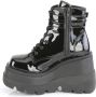 DemoniaCult SHAKER-52 Plateau Laarzen 38 Shoes Zwart - Thumbnail 3