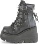 DemoniaCult SHAKER-60 Plateau Laarzen 37 Shoes Zwart - Thumbnail 3