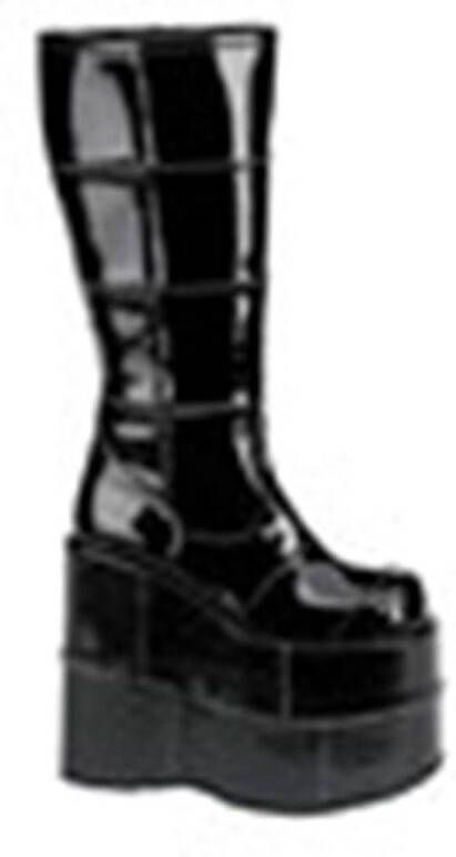 DemoniaCult STACK-301 Plateau Laarzen 44 Shoes Zwart