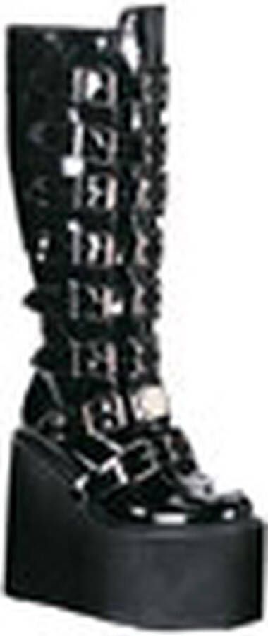 Demonia Cult SWING-815 Plateau Laarzen 37 Shoes Zwart