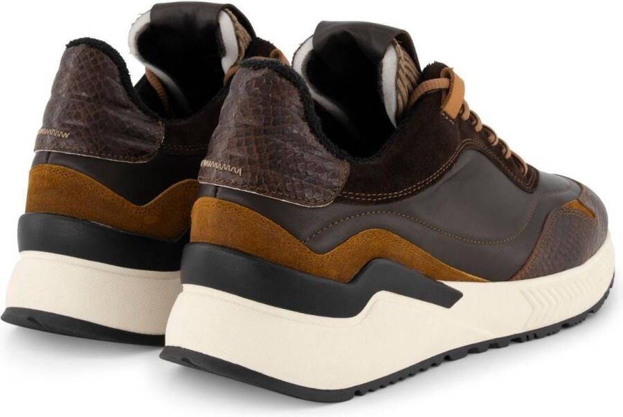 DEN BROECK DenBroeck Baxter St. Casual Leren herensneakers Bruin - Foto 5