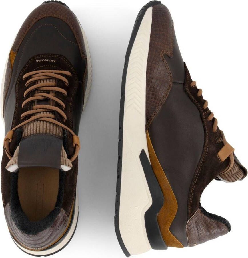 DEN BROECK DenBroeck Baxter St. Casual Leren herensneakers Bruin - Foto 8