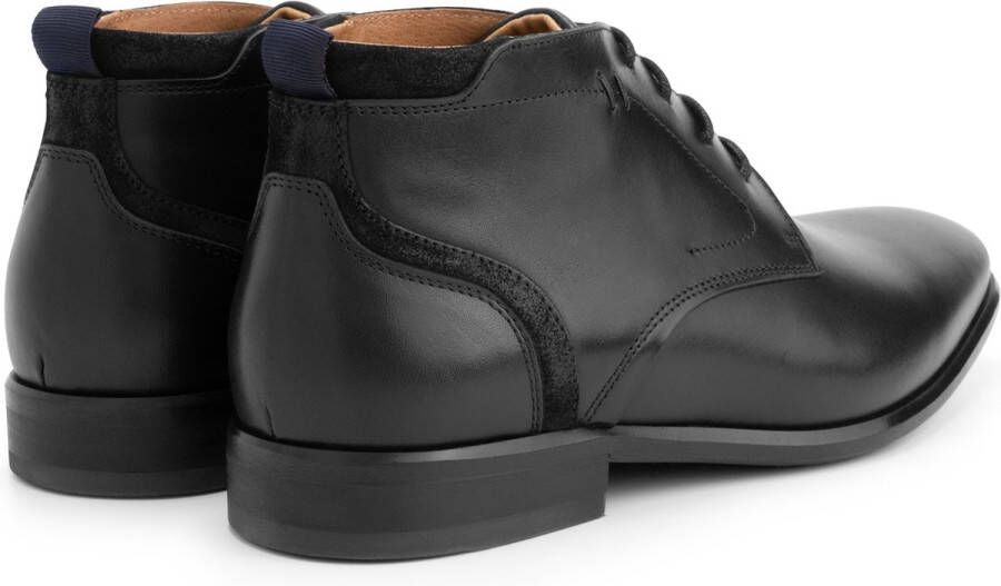 DEN BROECK DenBroeck Bridge St. Nette Leren Halfhoge Veterschoenen Heren Zwart Leer - Foto 5