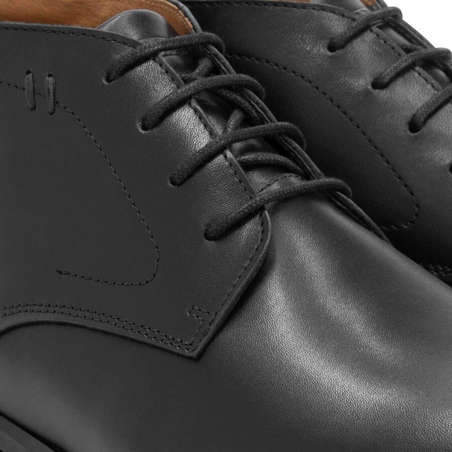 DEN BROECK DenBroeck Bridge St. Nette Leren Halfhoge Veterschoenen Heren Zwart Leer - Foto 6