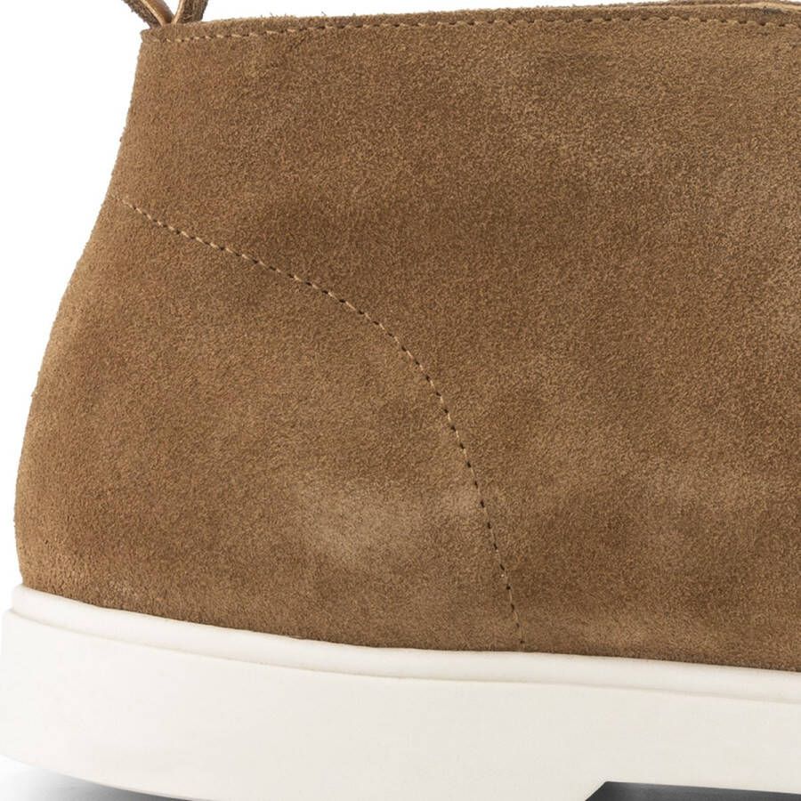 DEN BROECK DenBroeck Franklin St. Halfhoge instappers heren Suede leren schoenen Cognac leer