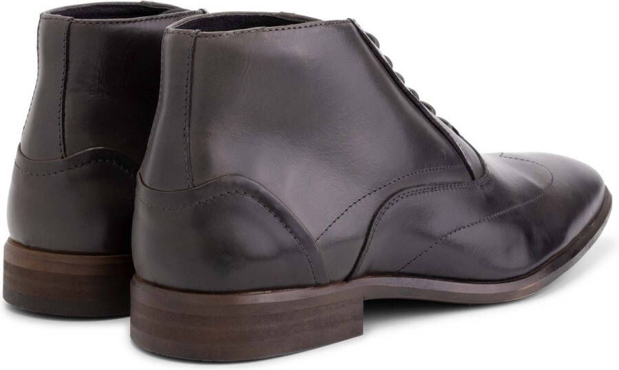 DEN BROECK DenBroeck Gold St. Nette halfhoge heren veterschoenen Donkerbruin leer - Foto 2