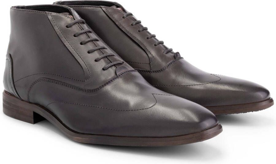DEN BROECK DenBroeck Gold St. Nette halfhoge heren veterschoenen Donkerbruin leer - Foto 4
