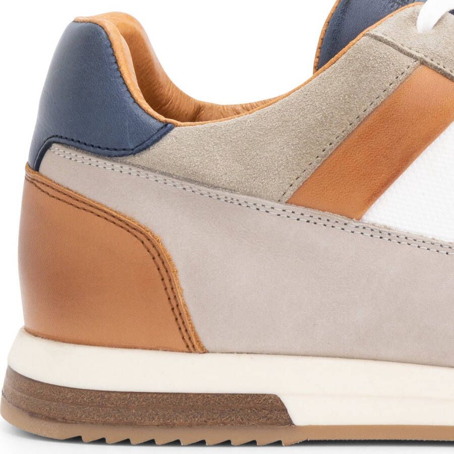 DEN BROECK DenBroeck Leonard St. Heren Sneakers Veterschoenen mannen Zand Beige Leer