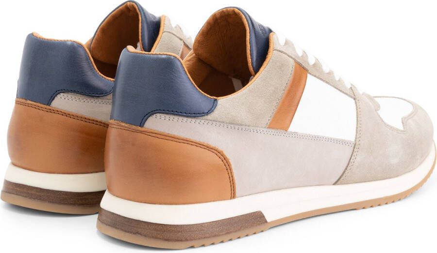 DEN BROECK DenBroeck Leonard St. Heren Sneakers Veterschoenen mannen Zand Beige Leer - Foto 4