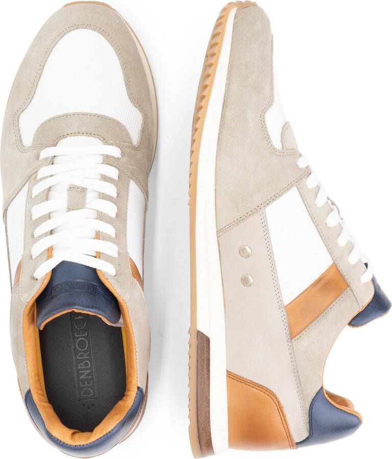 DEN BROECK DenBroeck Leonard St. Heren Sneakers Veterschoenen mannen Zand Beige Leer - Foto 6