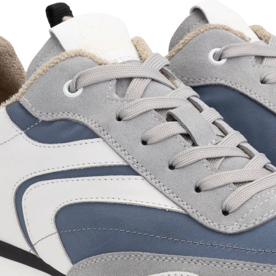 DEN BROECK DenBroeck Morris St. Heren Sneakers Veterschoenen mannen Blauw-Grijs Leer - Foto 7