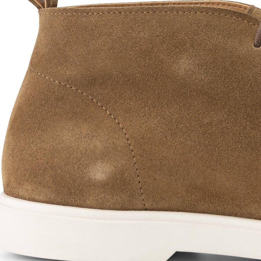 DEN BROECK DenBroeck Murray St. Halfhoge instappers heren Suede leren schoenen Desert boots Cognac leer