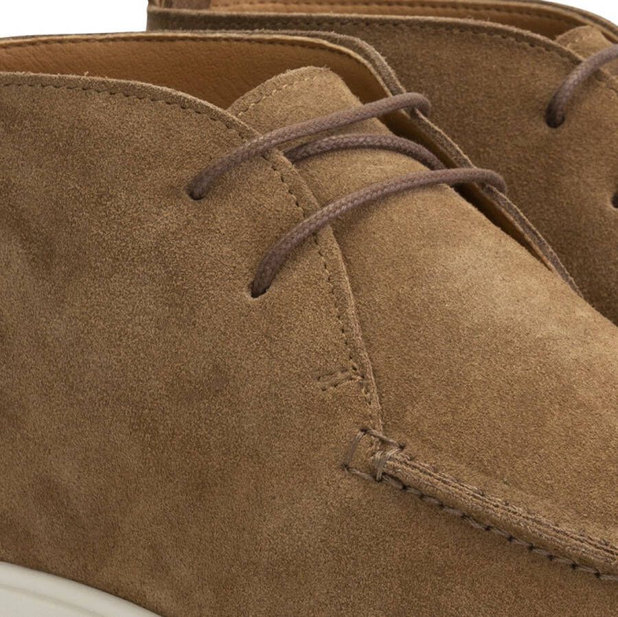 DEN BROECK DenBroeck Murray St. Halfhoge instappers heren Suede leren schoenen Desert boots Cognac leer