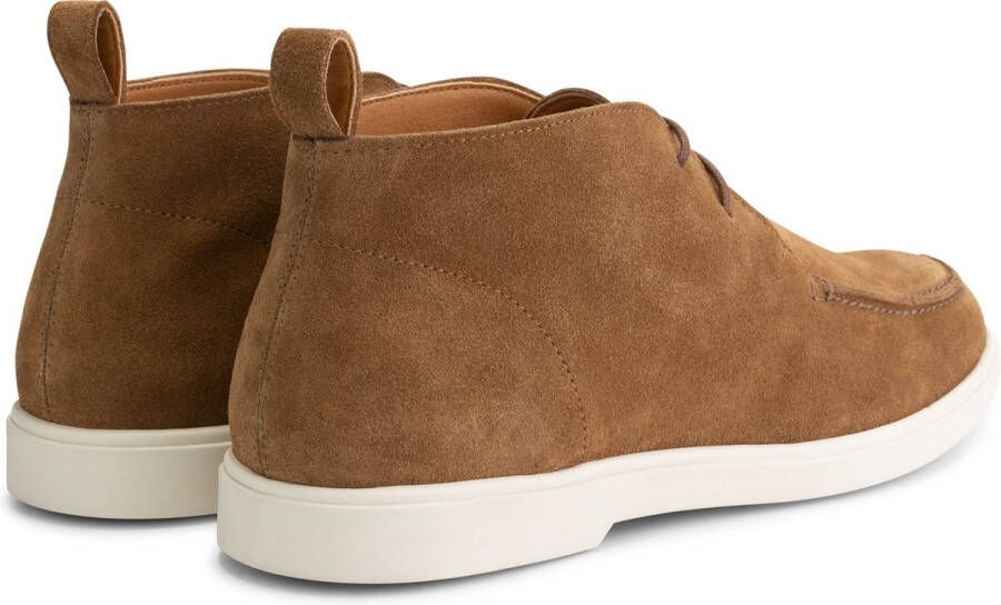 DEN BROECK DenBroeck Murray St. Halfhoge instappers heren Suede leren schoenen Desert boots Cognac leer