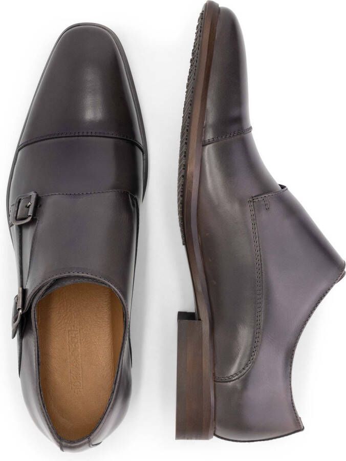 DEN BROECK DenBroeck Moore St. Nette lage leren gespschoenen heren Donkerbruin leer - Foto 6