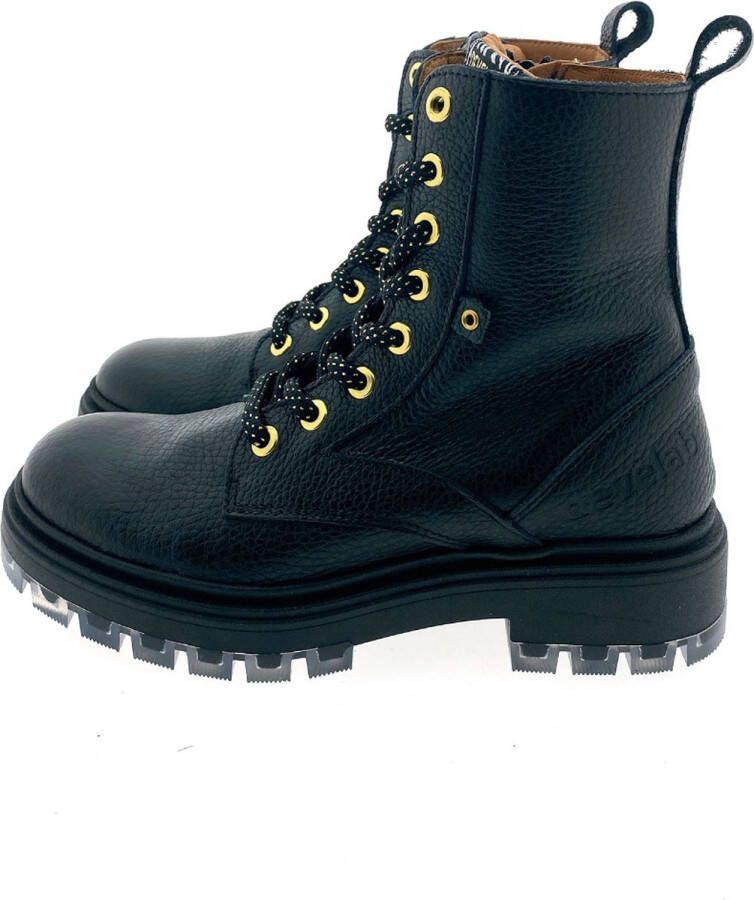 Develab 41444 Veterboots Laarzen Met Veters Meisjes Zwart