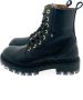 Develab 41444 Veterboots Laarzen Met Veters Meisjes Kids Zwart - Thumbnail 8