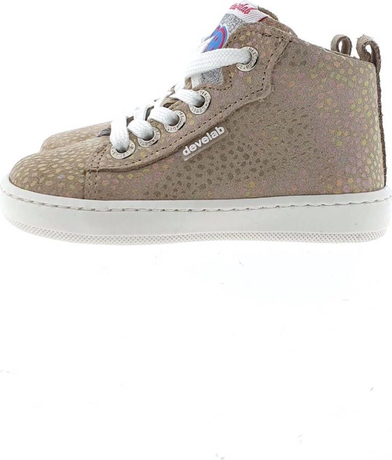 Develab 41492 Hoge sneakers Meisjes Beige