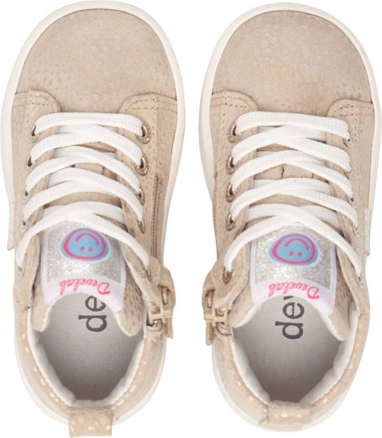 Develab 41492 Hoge sneakers Meisjes Beige