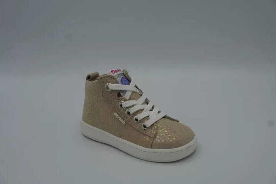 Develab 41492 Hoge sneakers Meisjes Beige