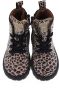 Develab 42102 lakleren veterboots met panterprint oudroze - Thumbnail 8