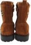 Develab 42254 Cognac Suede Veter boots - Thumbnail 5