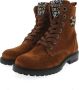 Develab 42254 Cognac Suede Veter boots - Thumbnail 6
