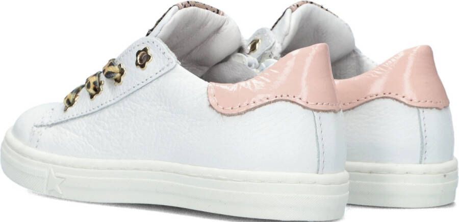 Develab 42618 Lage sneakers Leren Sneaker Meisjes Wit