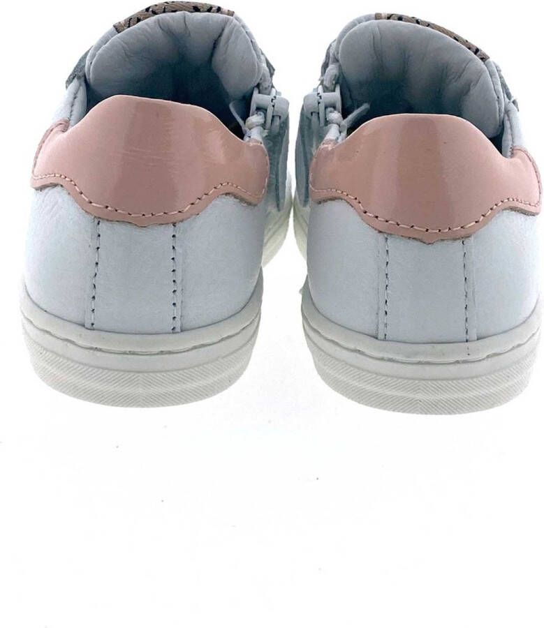 Develab 42618 Lage sneakers Leren Sneaker Meisjes Wit