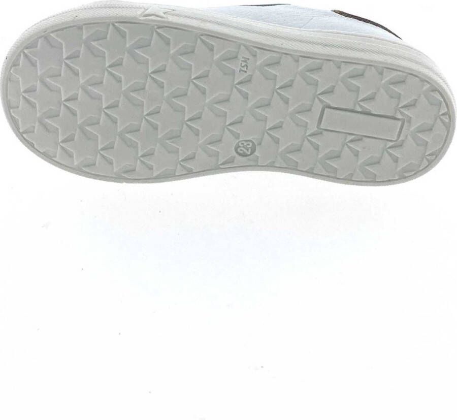 Develab 42618 Lage sneakers Leren Sneaker Meisjes Wit
