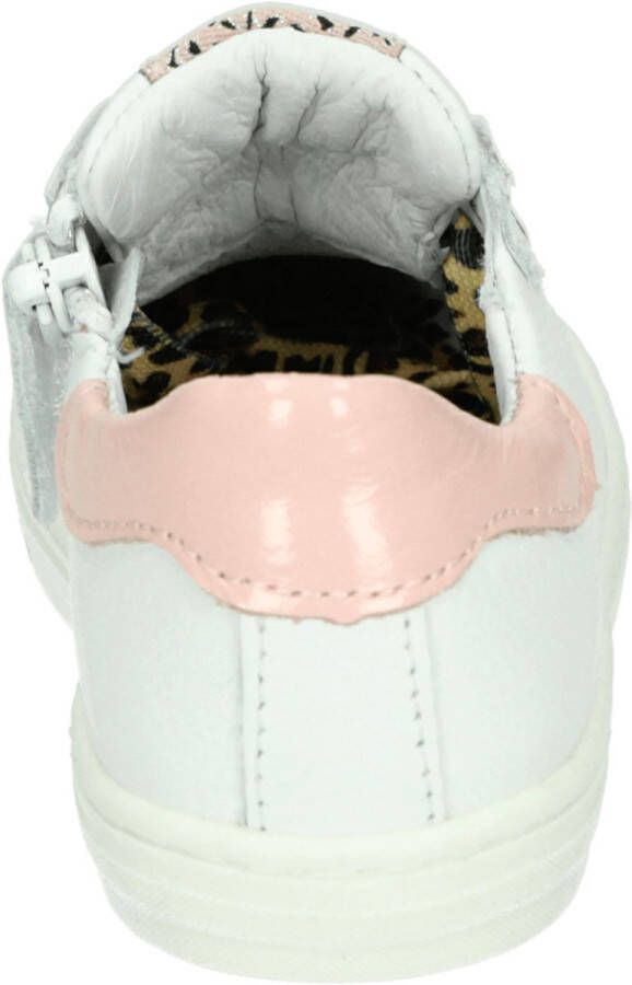 Develab 42618 Lage sneakers Leren Sneaker Meisjes Wit