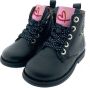 Develab 42658 Veterboots Laarzen Met Veters Meisjes Kids Zwart - Thumbnail 14