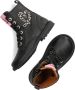 Develab 42658 Veterboots Laarzen Met Veters Meisjes Kids Zwart - Thumbnail 12