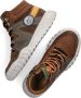 Develab 45687 Hoge sneakers Leren Sneaker Jongens Kids Cognac - Thumbnail 5