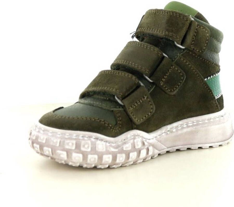 Develab 45689 Hoge sneakers Leren Sneaker Jongens Groen