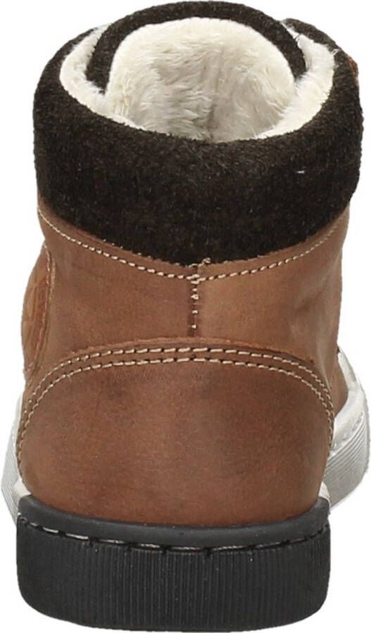 Develab 46163 Hoge sneakers Leren Sneaker Jongens Kids Cognac - Foto 7