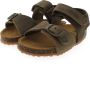 Develab 48195 leren sandalen kaki Groen Jongens Leer Effen 24 - Thumbnail 13