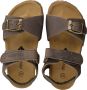 Develab 48195 leren sandalen kaki Groen Jongens Leer Effen 23 - Thumbnail 8