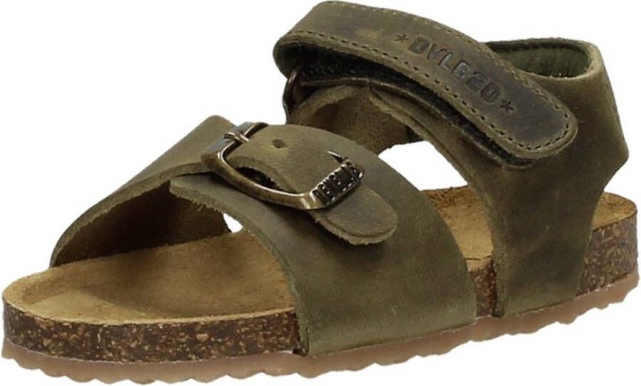 Develab 48195 leren sandalen kaki Groen Jongens Leer Effen 23 - Foto 9