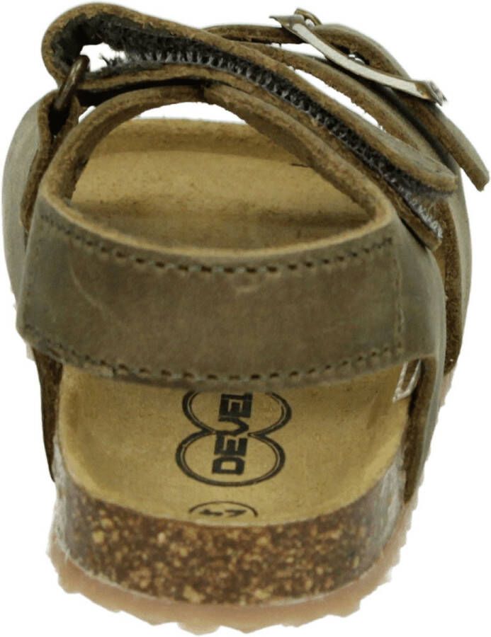 Develab 48195 leren sandalen kaki Groen Jongens Leer Effen 22 - Foto 11
