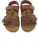 Develab 48205 757 Cognac Brushed Washed Sandalen - Thumbnail 11