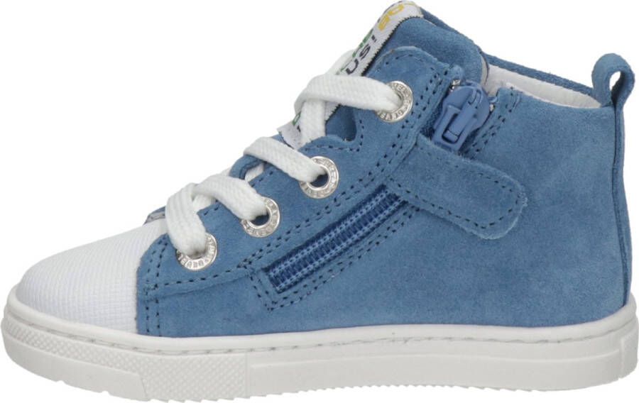 Develab Babyschoenen Blauw Leer 061301 Heren