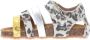 Develab leren sandalen met panterprint beige geel Leer Panterprint 24 - Thumbnail 8